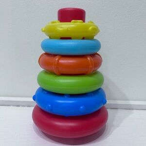 Blue‎ box Multicolour Baby Infant Stackable Ring Toy